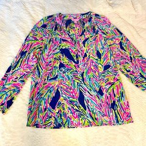 Lilly Pulitzer Elsa Silk Blouse